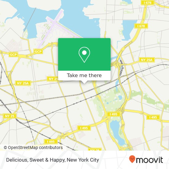 Mapa de Delicious, Sweet & Happy