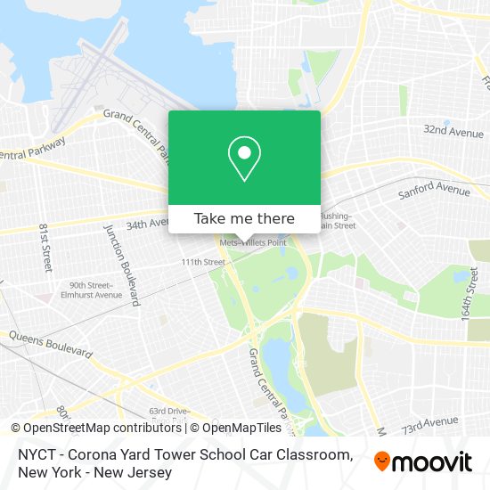 Mapa de NYCT - Corona Yard Tower School Car Classroom