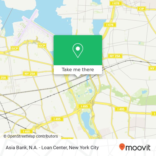 Asia Bank, N.A. - Loan Center map