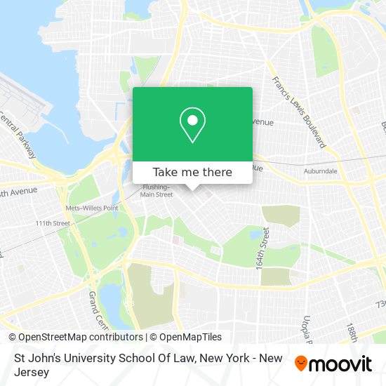 St John's University School Of Law map