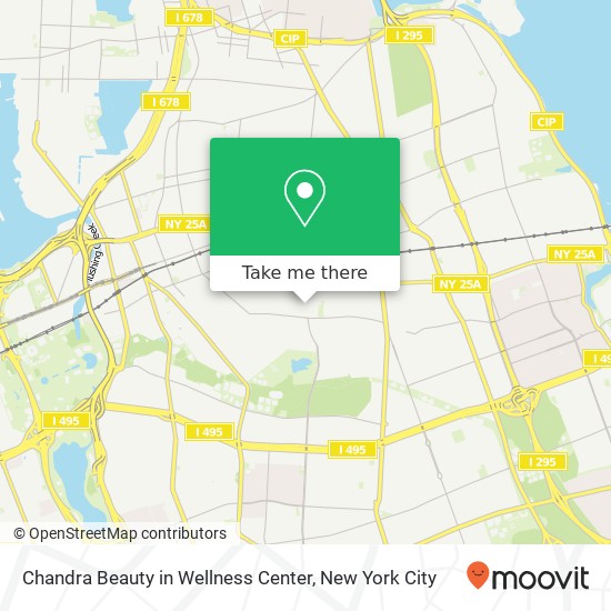 Chandra Beauty in Wellness Center map