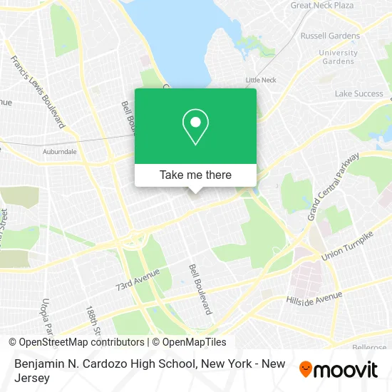 Benjamin N. Cardozo High School map