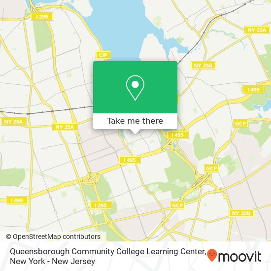 Queensborough Community College Learning Center map