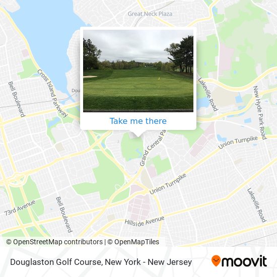 Douglaston Golf Course map