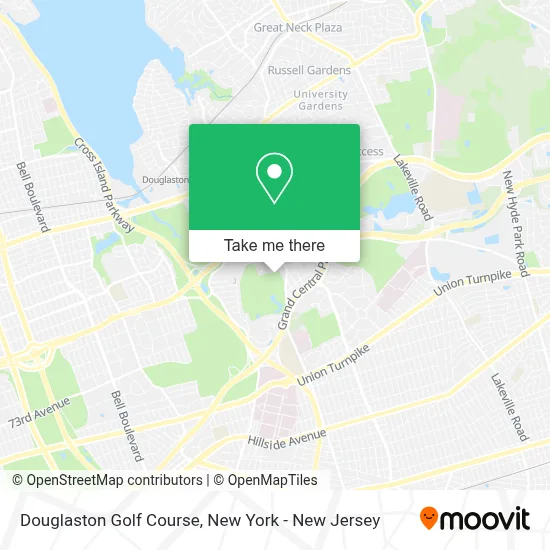 Douglaston Golf Course map