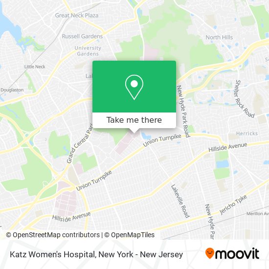 Mapa de Katz Women's Hospital