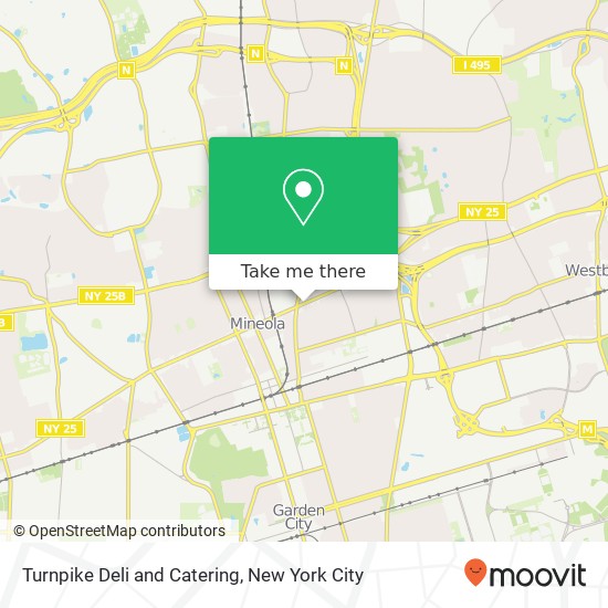 Turnpike Deli and Catering map