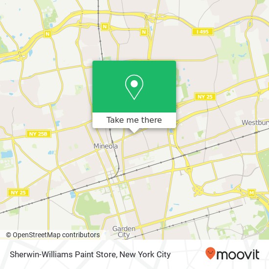 Sherwin-Williams Paint Store map