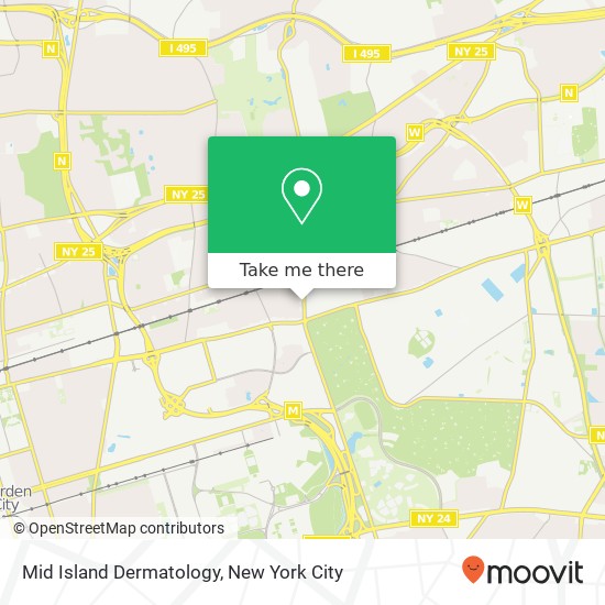 Mapa de Mid Island Dermatology