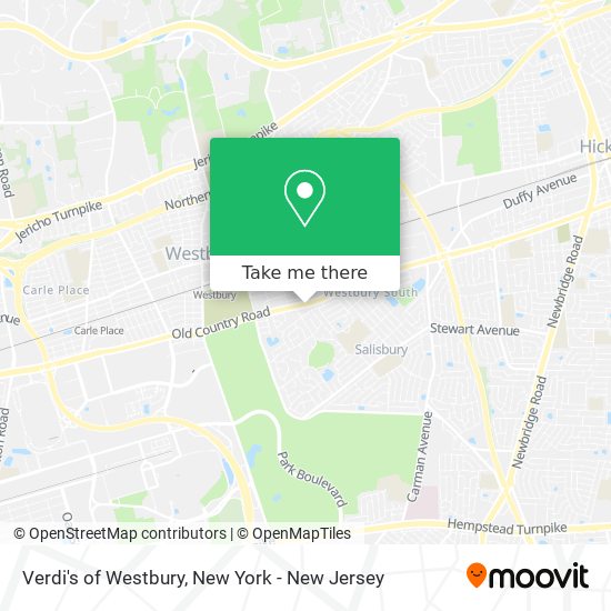 Mapa de Verdi's of Westbury