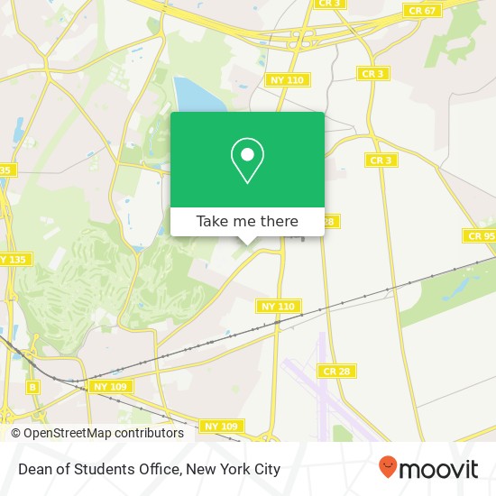 Dean of Students Office map