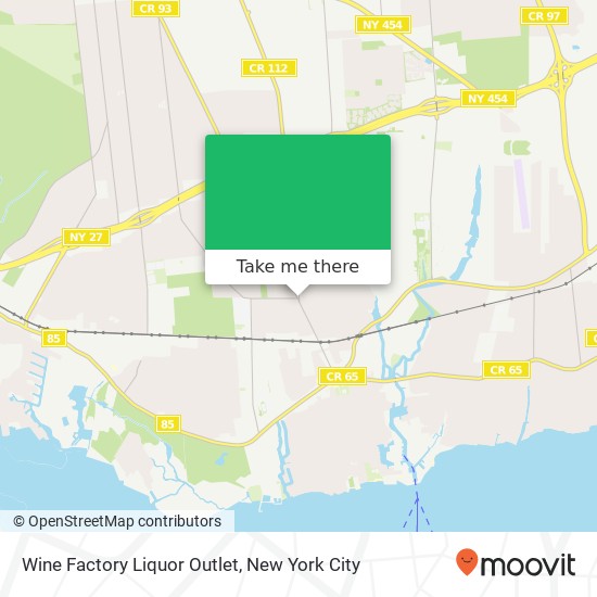 Mapa de Wine Factory Liquor Outlet