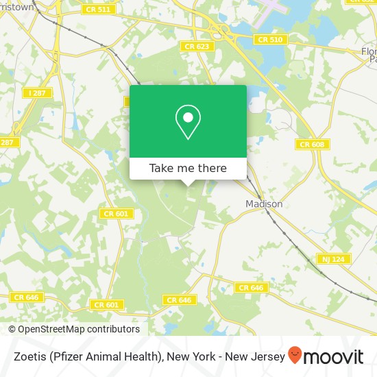 Zoetis (Pfizer Animal Health) map