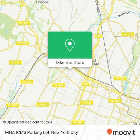 Mapa de MHA ICMS Parking Lot