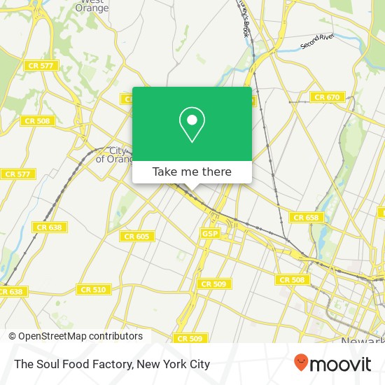 Mapa de The Soul Food Factory