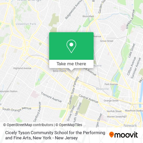 Cicely Tyson Community School for the Performing and Fine Arts map