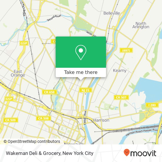 Wakeman Deli & Grocery map