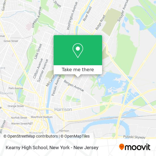 Mapa de Kearny High School