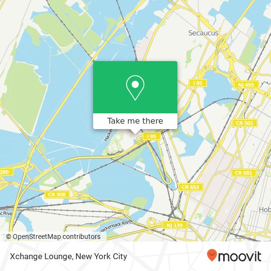 Xchange Lounge map