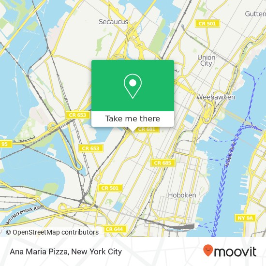 Ana Maria Pizza map