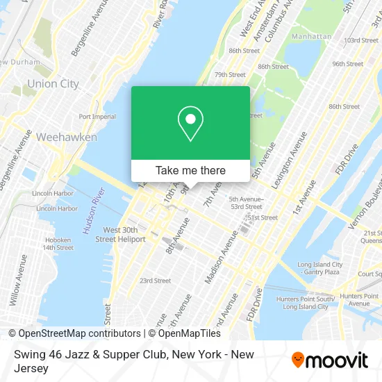 Swing 46 Jazz & Supper Club map