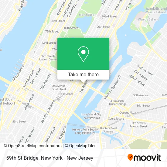 59th St Bridge map