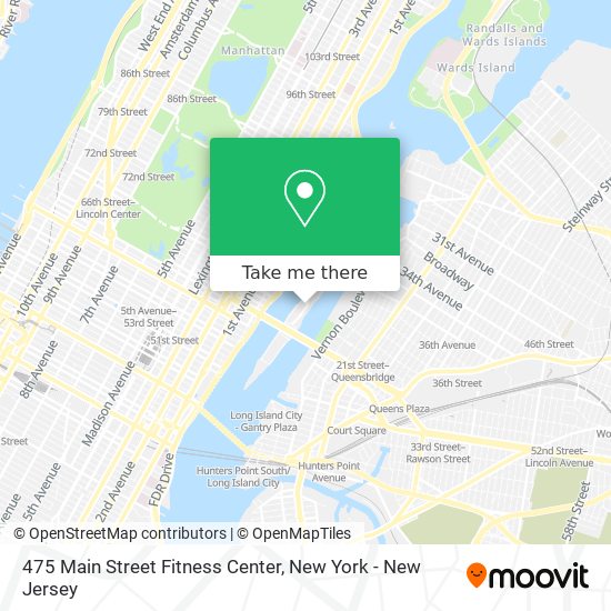 475 Main Street Fitness Center map