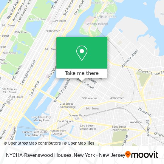 NYCHA-Ravenswood Houses map