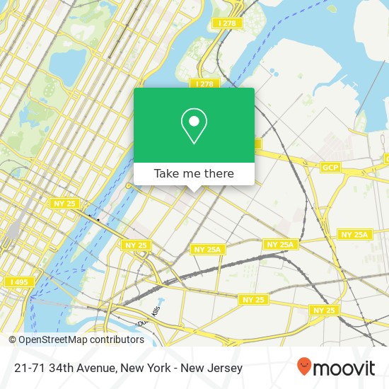 Mapa de 21-71 34th Avenue