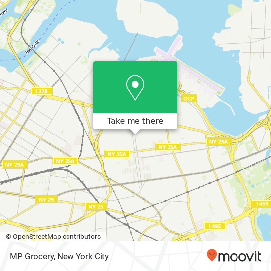 Mapa de MP Grocery