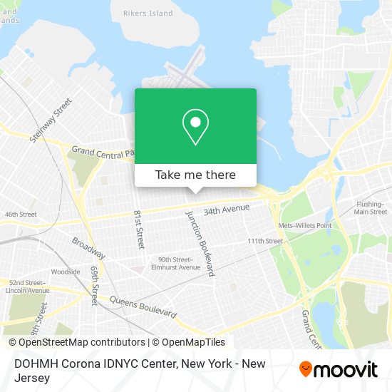 DOHMH Corona IDNYC Center map