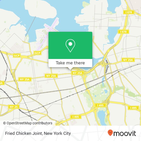 Mapa de Fried Chicken Joint