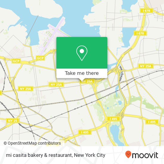 Mapa de mi casita bakery & restaurant