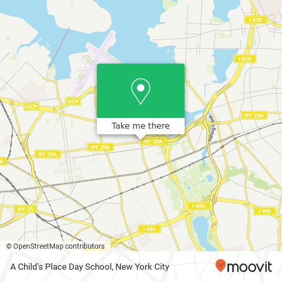 A Child's Place Day School map