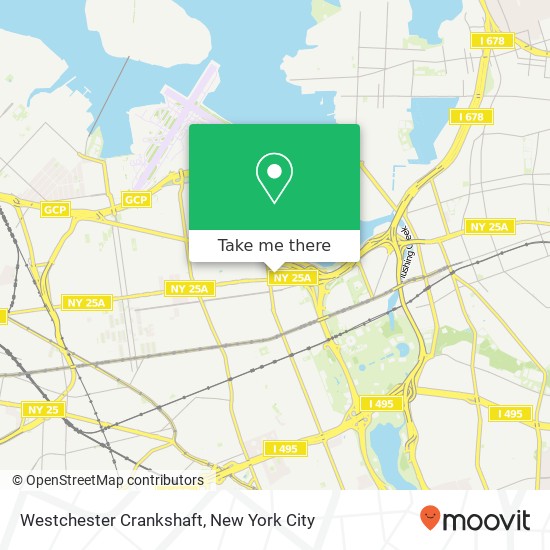 Mapa de Westchester Crankshaft