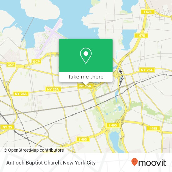 Mapa de Antioch Baptist Church