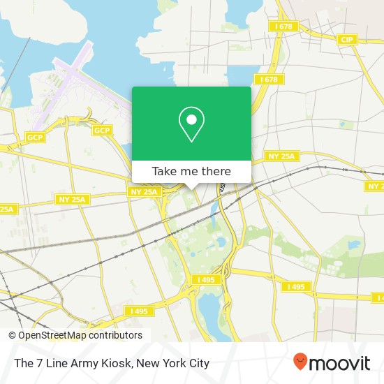 The 7 Line Army Kiosk map