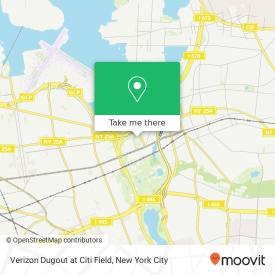 Mapa de Verizon Dugout at Citi Field