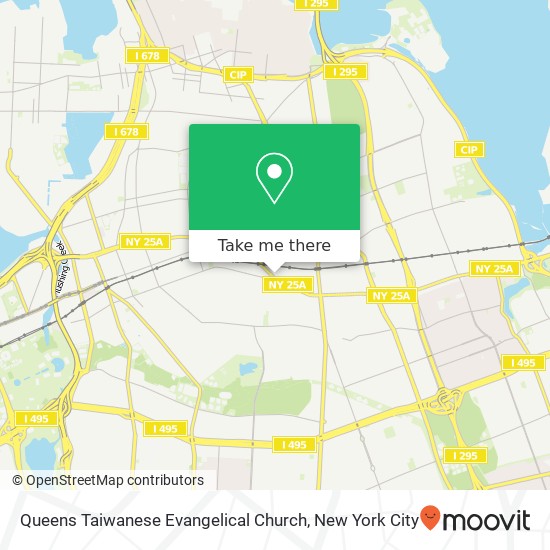 Mapa de Queens Taiwanese Evangelical Church