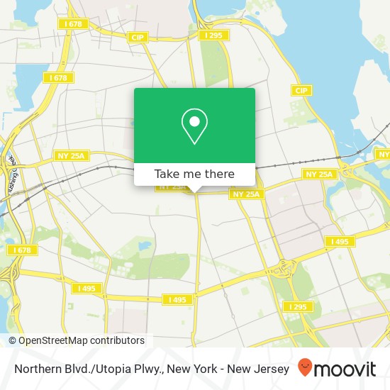 Mapa de Northern Blvd./Utopia Plwy.