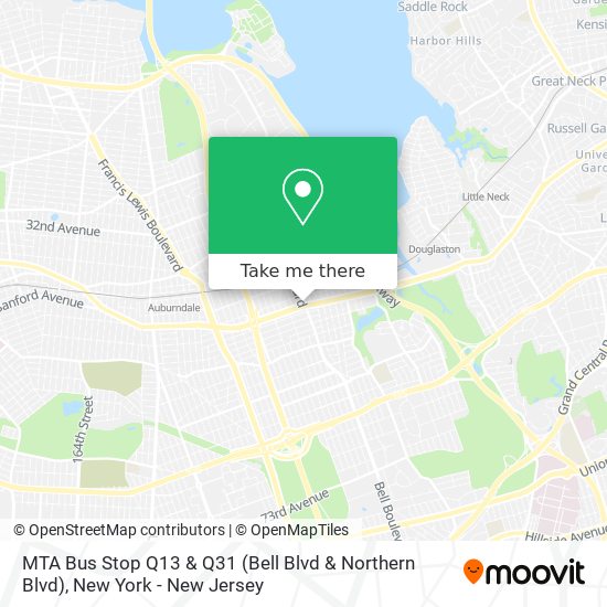 MTA Bus Stop Q13 & Q31 (Bell Blvd & Northern Blvd) map