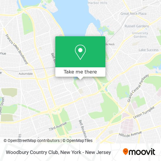 Woodbury Country Club map