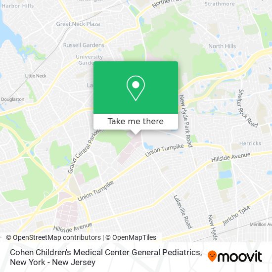 Cohen Children's Medical Center General Pediatrics map
