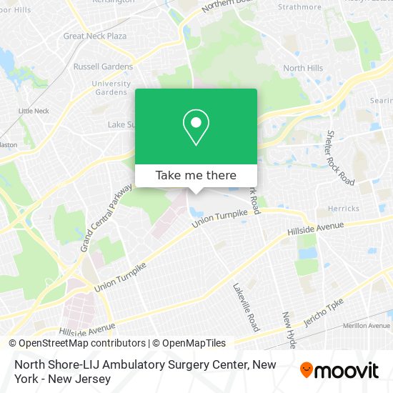 North Shore-LIJ Ambulatory Surgery Center map