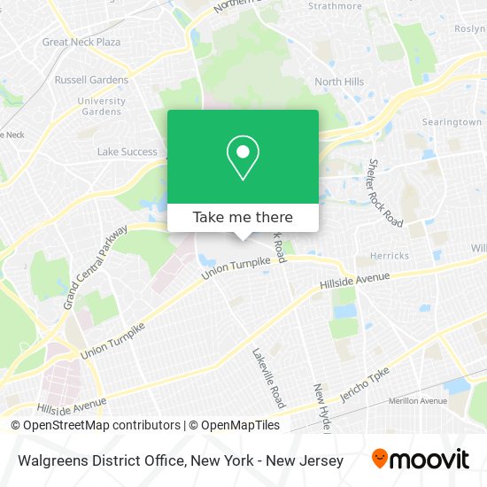 Walgreens District Office map