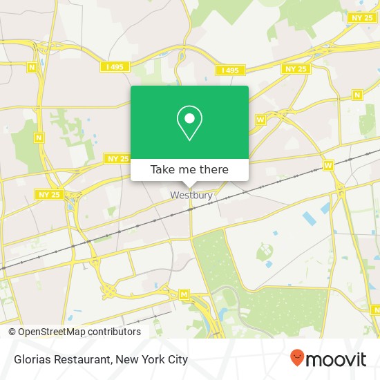 Glorias Restaurant map