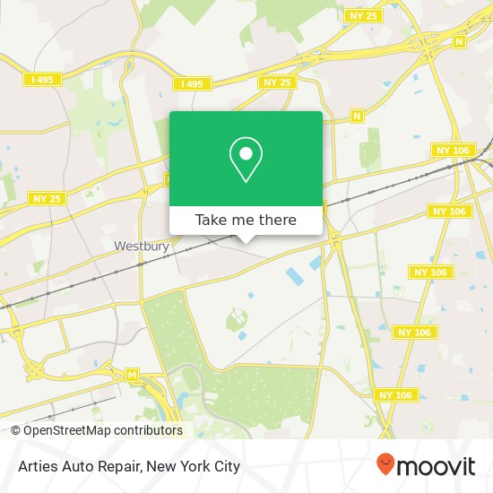 Arties Auto Repair map