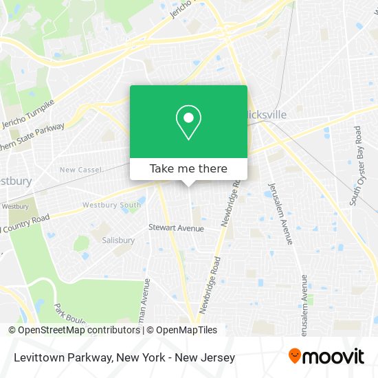 Levittown Parkway map