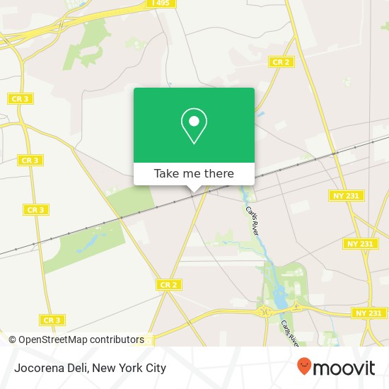 Jocorena Deli map