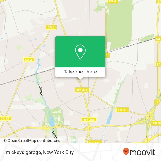 Mapa de mickeys garage